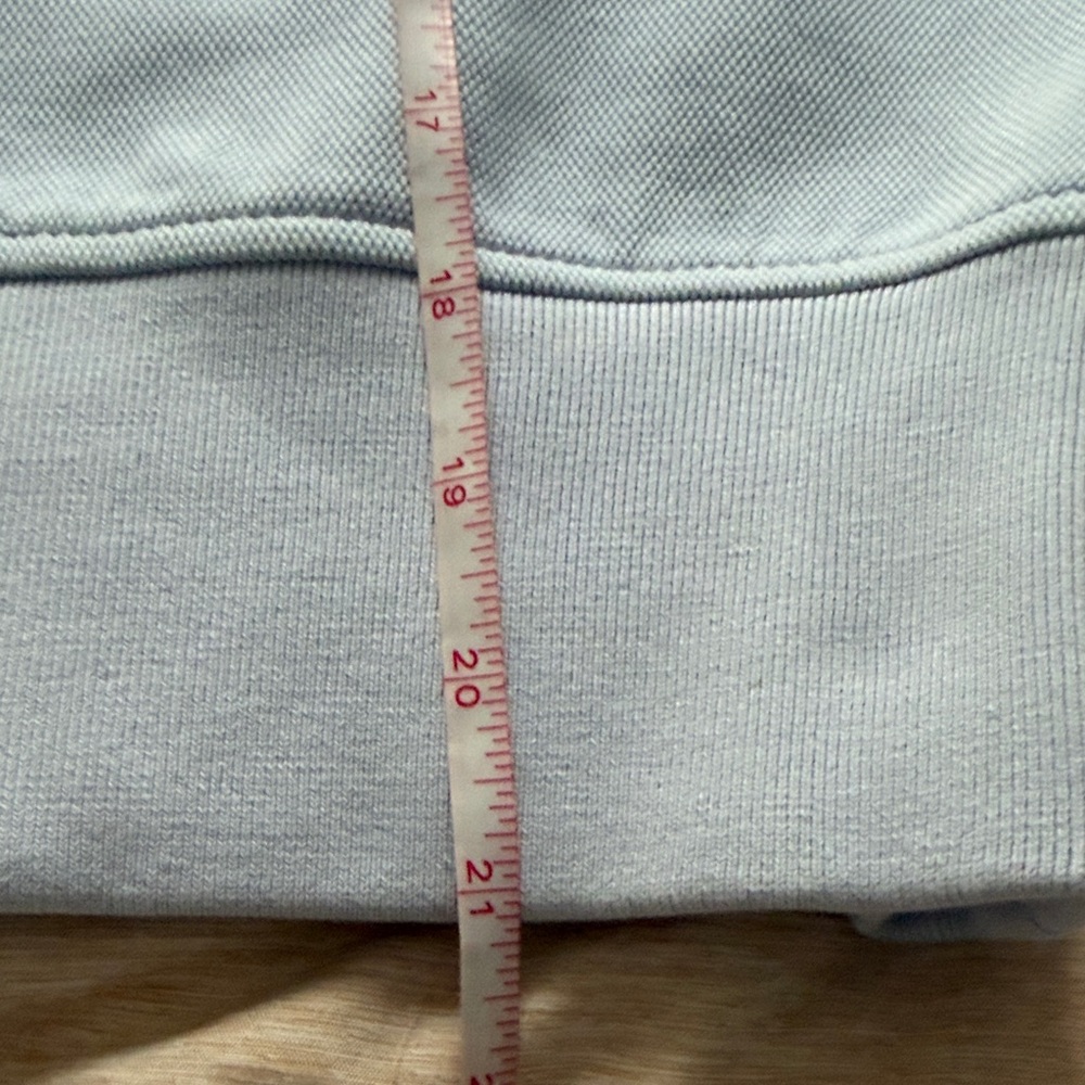 René Lacoste Light Blue Crewneck Sweatshirt for Women - Picture 5 of 9